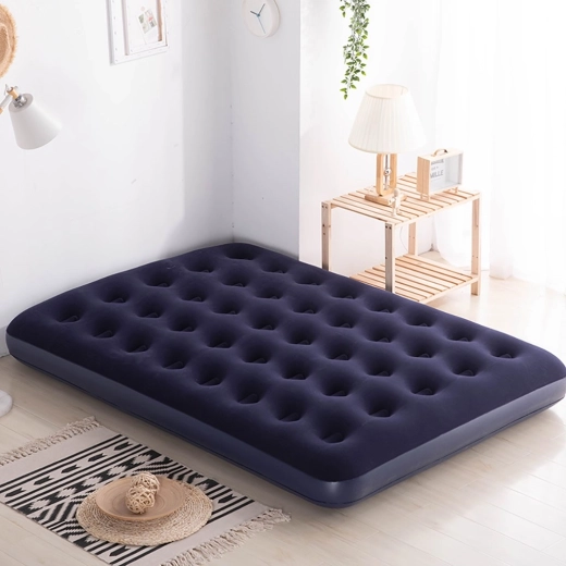 Baby Mix inflatable double air mattress, blue