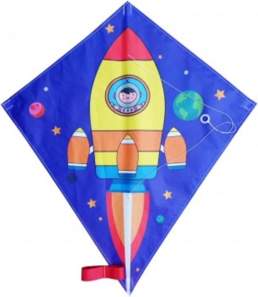 Leteči zmaj Vesoljska raketa 70x60 cm