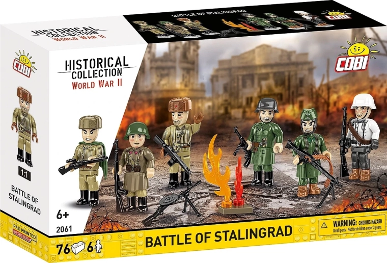 COBI Zgodovinska zbirka WWII – Bitka za Stalingrad, 76 delčkov