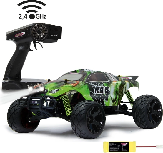 RC monster truck Jamara Veloce 4WD 1:10 z LED-osvetlitvijo