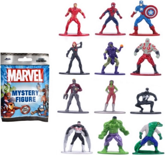 Jada kovinska mini figurica MARVEL 4 cm – skrivnostni zavojček