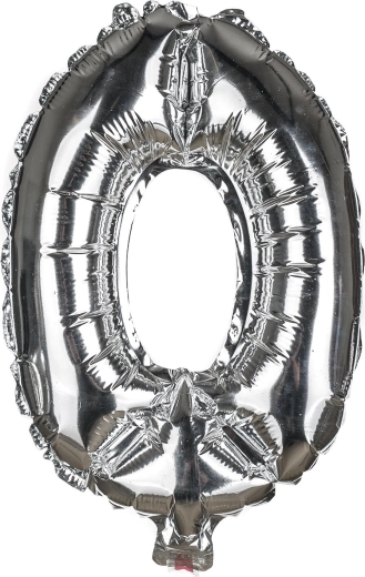 Folijski balon številka 0, 30 cm – MY PARTY