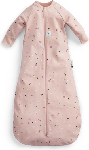 ergoPouch organic cotton jersey sleeping bag with sleeves Daisies 1 TOG (8–24 months)