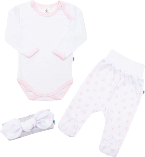 Bombažni komplet za dojenčke New Baby Lili, 3-delni