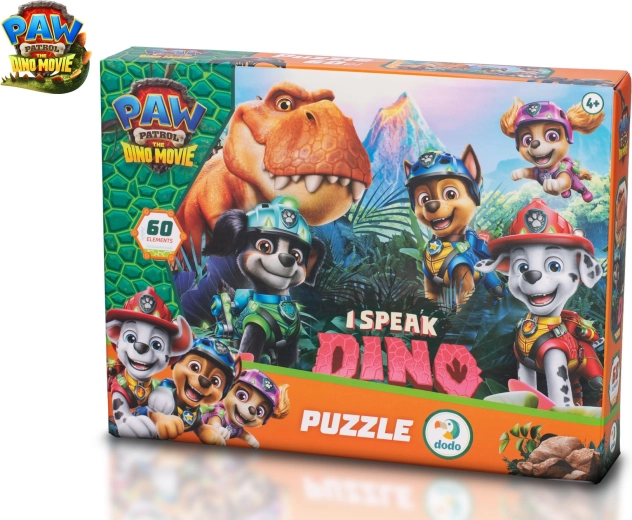 Sestavljanka Tačke na patrulji: The Dino Movie, 60 kosov