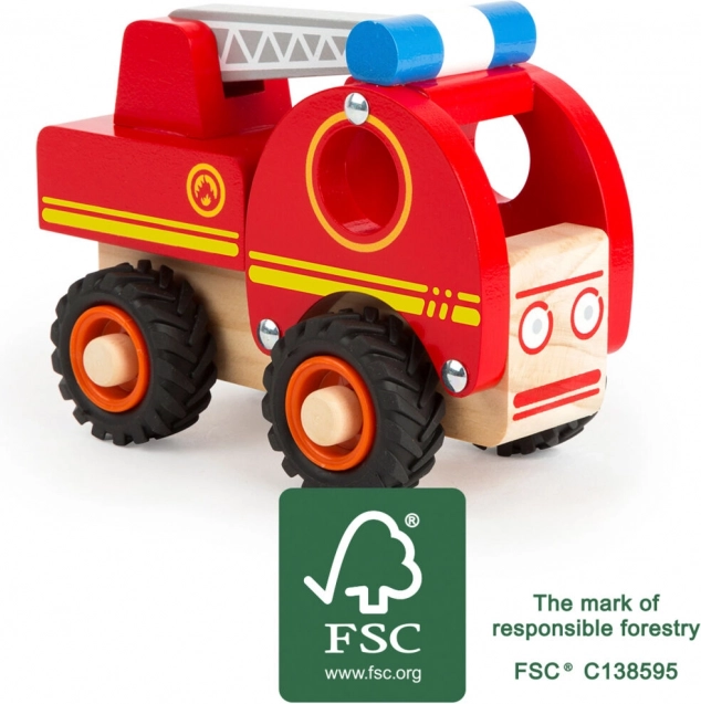 Lesen gasilski avto z lestvijo