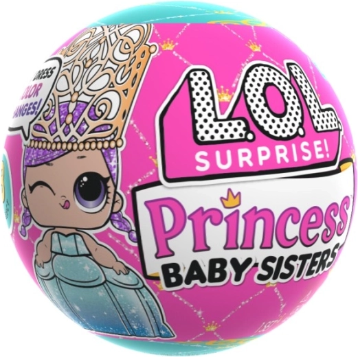 L.O.L. Surprise Princess Baby Sisters presenečenje v krogli - 1 kos