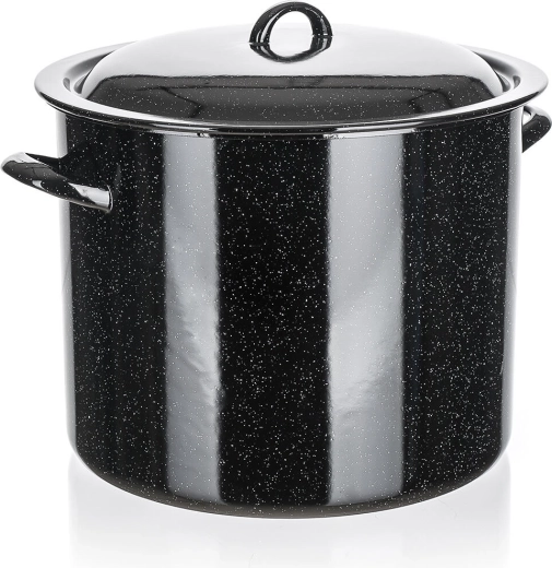 Emajliran lonec s pokrovom 30 cm, 17 l