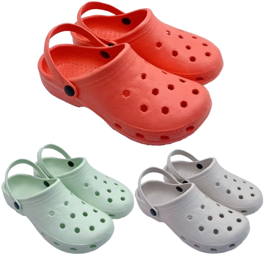 Vrtni natikači iz EVA pene z zračenjem in nastavljivim petnim paščkom