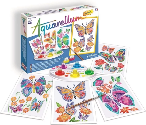 SentoSphere Watercolors Junior – Butterflies and Flowers