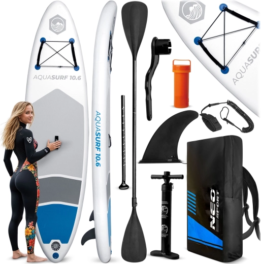 Napenljivi paddleboard AQUASURF 10'6 (320 × 84 × 15 cm) komplet