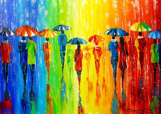 Enjoy puzzle ko dežuje – 1000 koščkov