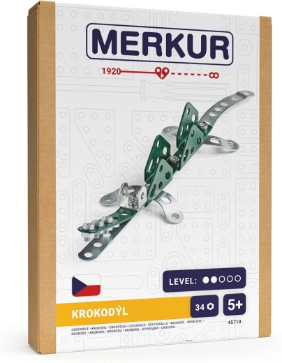 Merkur mini zoo – krokodil, 34 delov