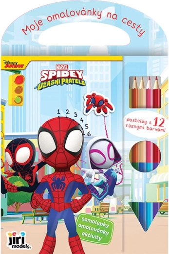 Moje pobarvanke za na pot Spidey