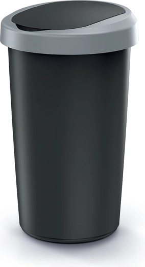 Koš za odpadke s pokrovom flap 50 l iz reciklirane plastike