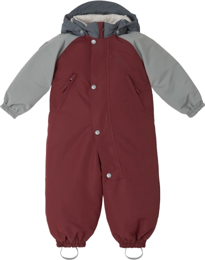 Leokid zimski kombinezon Color Block Redwood vel. 80 (12–18 mesecev)