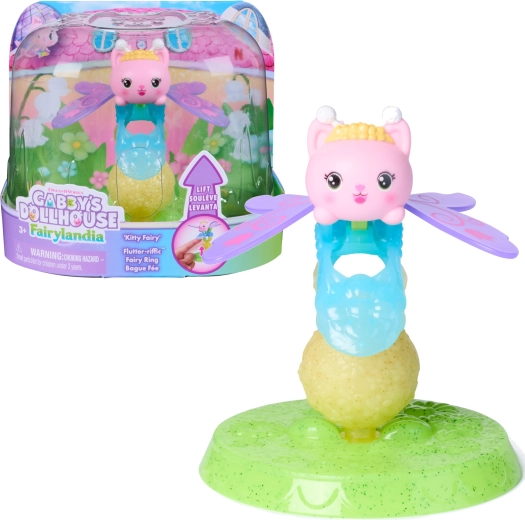Spin Master Gabby’s Dollhouse Fairylandia prstan s figurico Kitty Fairy