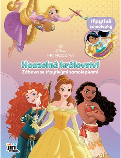 Disneyjeve princese – knjiga z nalepkami z bleščečimi nalepkami