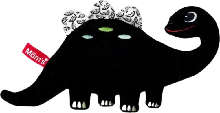 Kontrastni šumeči plišasti dinozaver za dojenčke 0+ Mom’s Care