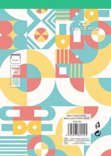 Blok A4, karo, 50 listov