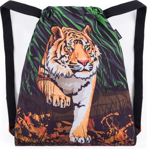 Bagmaster šolska vrečka za copate in telovadbo beta 24 b tiger