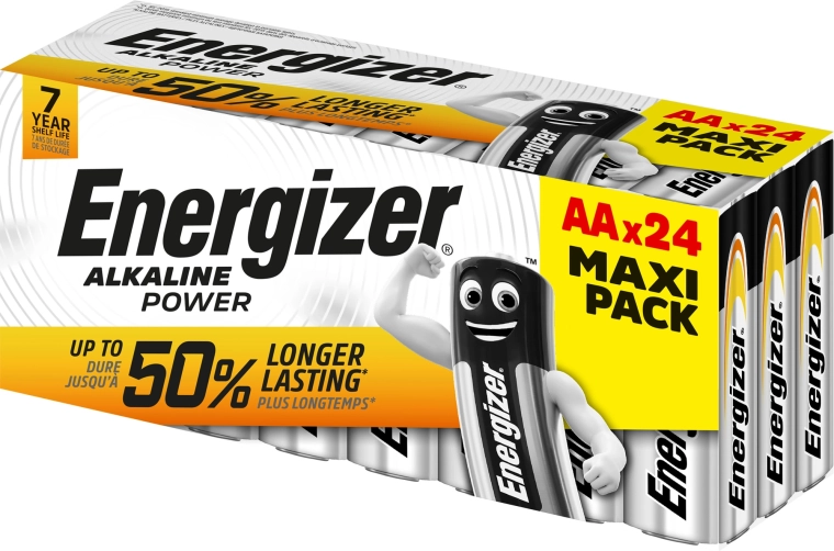 Alkalne baterije AA ENERGIZER Alkaline Power 24 kos