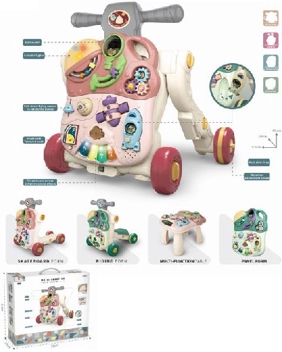 Leseno rožnato hojico za otroke z interaktivnimi dejavnostmi