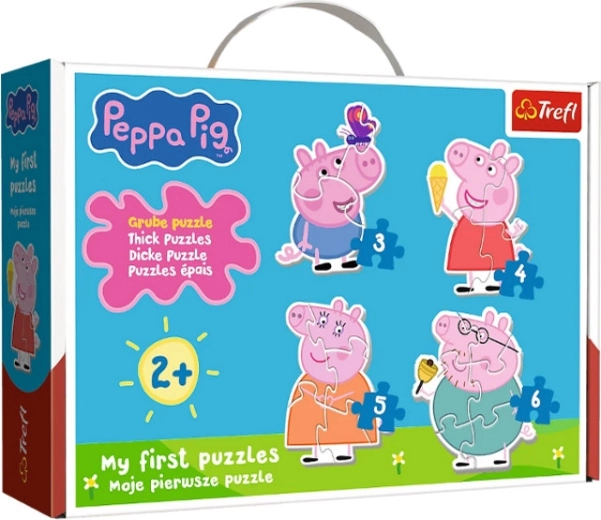 Baby Classic sestavljanka Pujsa Pepa – Mali pujsek med prijatelji