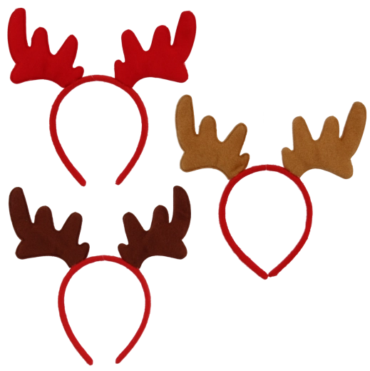 Naglavni trak z jelenovimi rogovi za božične zabave
