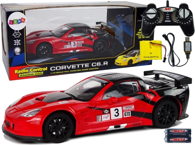 RC Speed Car 1:18 Corvette C6.R Yellow