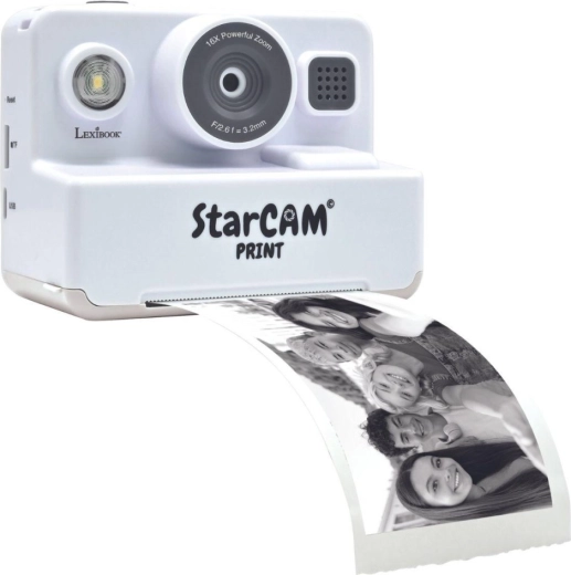 Lexibook otroški instantni HD fotoaparat StarCAM s tiskalnikom