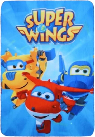 Flisasta odeja Super Wings
