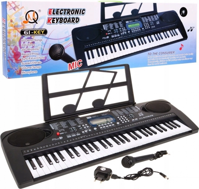 Children's Keyboard Instrument with Microphone and USB