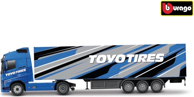Bburago Volvo FH16 Globetrotter 750 XXL s priklopnikom Toyo Tires 1:43
