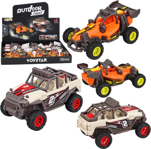 Terenski buggy z lučmi in zvoki, 14 cm – 1 kos
