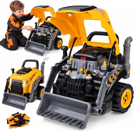 Interactive Bulldozer with a Little Mechanic's Workshop