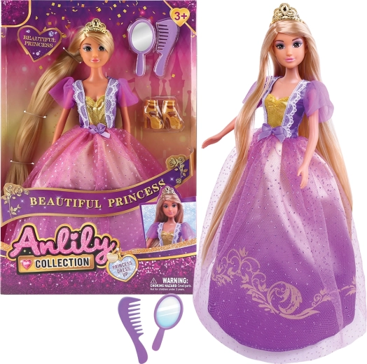 Modna punčka s mavrično obleko Sparkys 32 cm