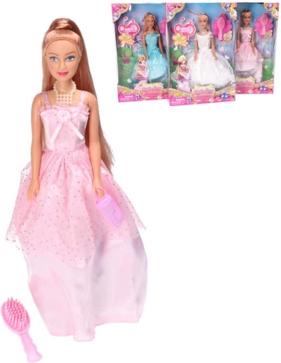 Punčka Defa Lucy princesa v plesni obleki z dodatki 29 cm – 1 kos