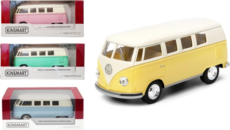 Volkswagen Bus klasični 1962 1:32 kovinski model PULL-BACK