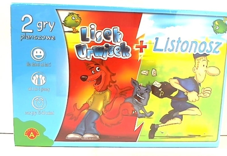 Lisjak Lump in Pismonoša – set 2 dirkalnih družabnih iger