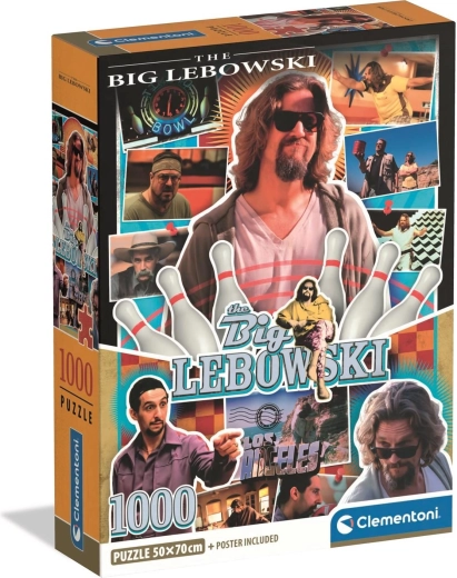 Clementoni puzzle Kultni filmi: The Big Lebowski 1000 kosov