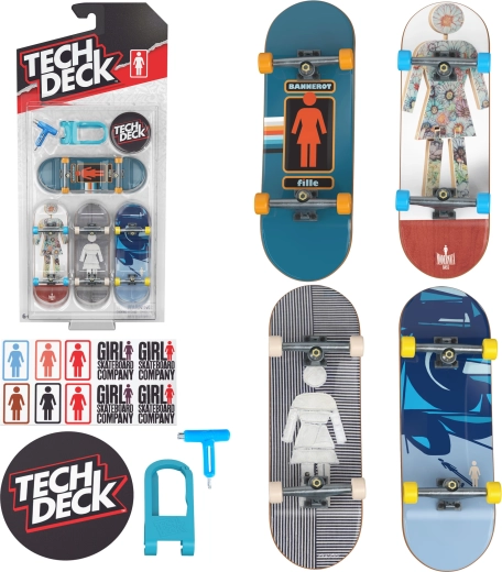 Tech Deck Girl Skate fingerboards - 4 pcs