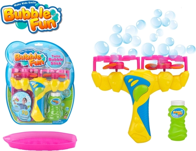 Bubble Fun mehurčkar Double Twinjet z polnilom 118 ml