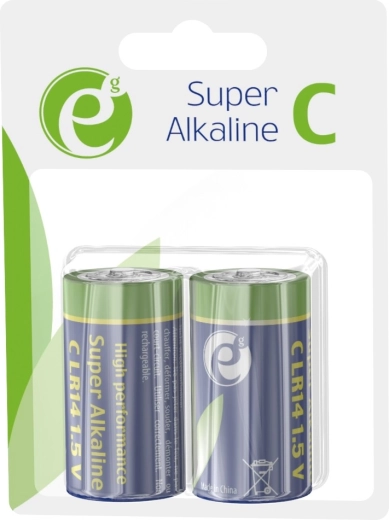 Alkalne baterije C LR14 1,5 V, pakiranje 2 kos