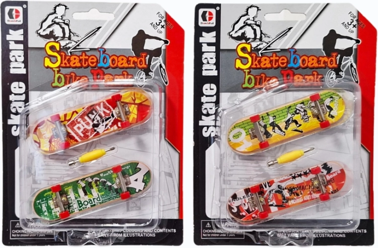 Set fingerboardov – mini prstni skateboardi z orodjem