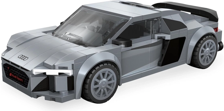 Gradbeni komplet CaDA Audi R8 Coupé v merilu 1:24, siva