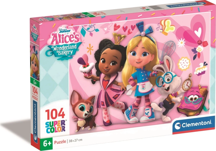 Puzzle Alice’s Bakery in Wonderland 104 pieces CLEMENTONI