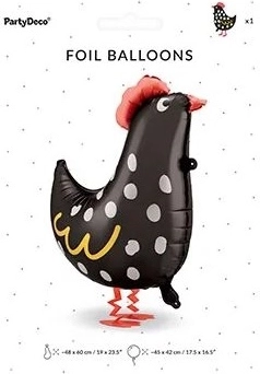 Folijski balon petelin 48 × 60 cm (mix)