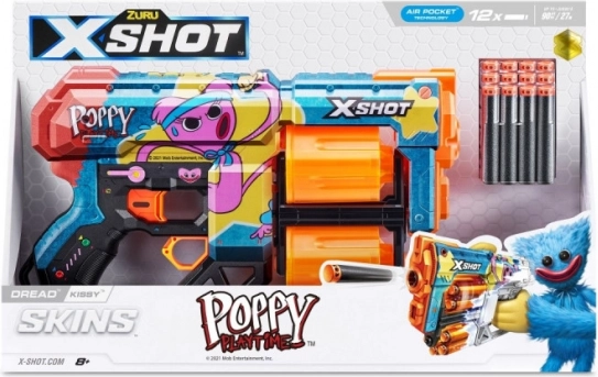 ZURU X-Shot Izstreljevalnik 12 Puščic Poppy Playtime