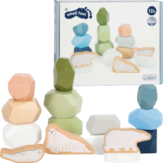 Leseni ravnotežnostni kamni Small foot Arctic